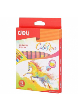 Pastele olejne ColoRun 18 kolorów DELI