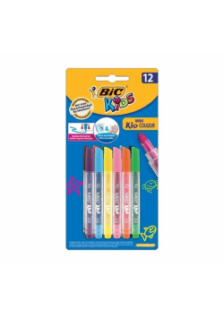 Flamastry Mini Kid Couleur Pudełko 12 sztuk