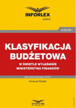 Klasyfikacja budżetowa w kontekście wyjaśnień Ministerstwa Finansów