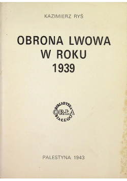 Obrona Lwowa w roku 1939