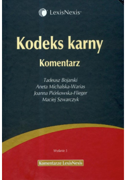 Kodeks karny. Komentarz