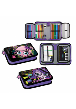 Piórnik z wyposażeniem 2 klapki Littlest Pet Shop