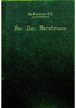 Św Jan Berchmans, 1924 r.