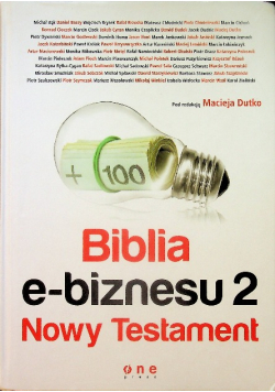 Biblia e biznesu Tom  2 Nowy Testament