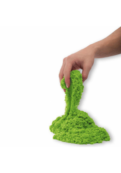 Piasek kinetyczny 1kg w woreczku zielony