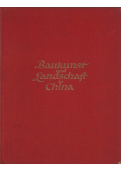 Baukunst und landschaften in China 1926 r.