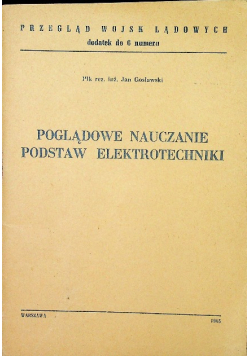 Poglądowe nauczanie podstaw elektrotechniki