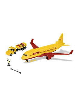 Siku World - Samolot transportowy DHL z akcesoriam