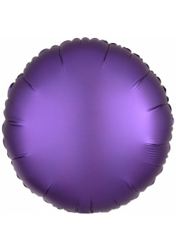 Balon foliowy Lustre fioletowy okrągły 43cm