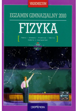 Vademecum Egzamin gimnazjalny 2010 Fizyka z płytą CD