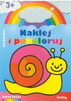 Naklej i pokoloruj Niebieska