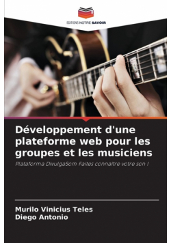 Développement d'une plateforme web pour les groupes et les musiciens