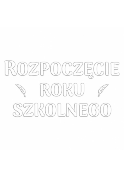Dekoracje szkolne - Rozpoczęcie roku szkolnego