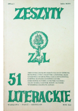 Zeszyty literackie Nr 51 / 95