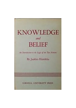 Knowledge and Belief