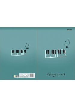Zeszyt A5 do muzyki 16 kartek 20 sztuk mix