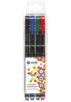 Cienkopis Zenith 4 kolory