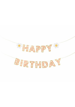 Baner Happy Birthday 200x14.5cm