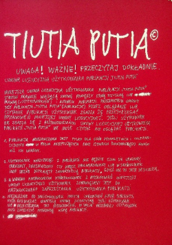 Tiuta Putia książka graficzna