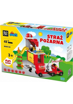 Klocki Blocki Mubi Straż pożarna 48 elementów
