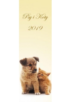 Kalendarz 2019 pasek - Psy i Koty
