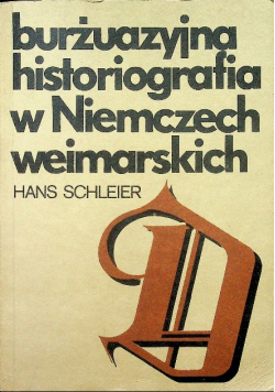 Burżuazyjna historiografia w Niemczech weimarskich