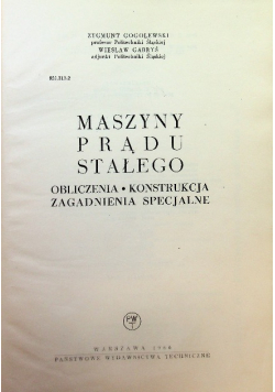 Maszyny prądu stałego