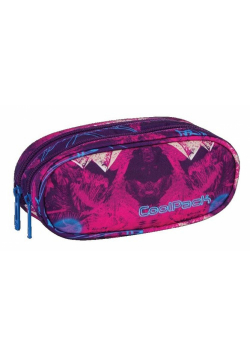 Piórnik saszetka podwójna owalna CoolPack Academy Purple Desert