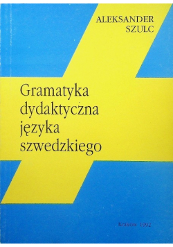 Gramatyka dydaktyczna języka szwedzkiego