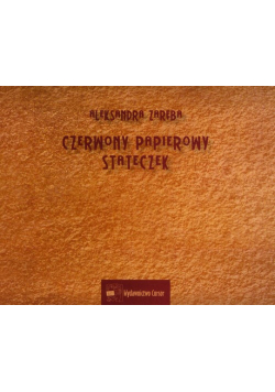 Czerwony popierowy stateczek