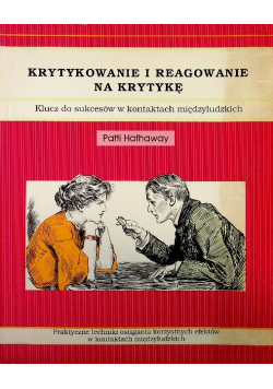 Krytykowanie i reagowanie na krytykę