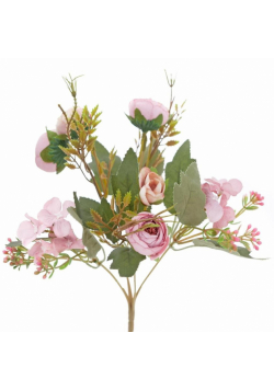 Bukiet kamelii liliowy 29cm