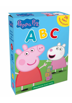 Świnka Peppa. ABC. Karty edukacyjne w pudełku