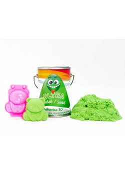 Ultra Piasek 150g zielony + foremka Panda