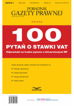 100 pytań o stawki VAT