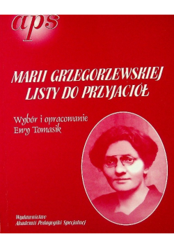 Marii Grzegorzewskiej Listy Do Przyjaciół