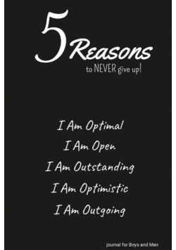 5 Reasons to NEVER give up! I Am Optimal, I Am Open, I Am Outstanding, I Am Optimistic, I Am Outgoing