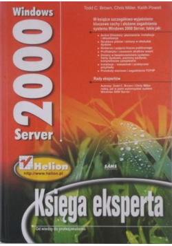 Windows 2000 Server Księga eksperta