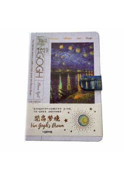 Notes z zapięciem B6/128K Van Gogh Nad rodanem