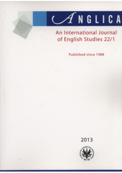 Anglica An International Journal of English Studies 22/1 2013