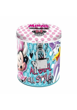 Skarbonka metalowa okrągła Minnie