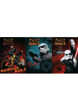 Zeszyt A5 Star Wars Rebels w kratkę 32 kartki 15 sztuk mix