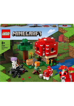 Lego MINECRAFT 21179 (6szt) Dom w grzybie