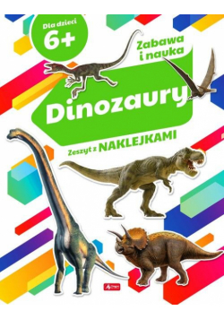 Dinozaury Zeszyt z naklejkami