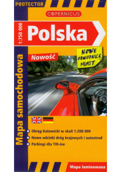 Polska mapa samochodowa 1: 750 000