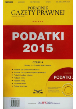 Podatki 2015 nr 8 Część 4 + CD