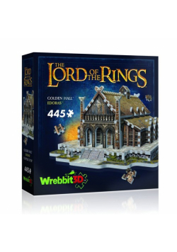 Wrebbit 3D puzzle Władca Pierścieni Złoty Dwór Edoras 445 elementów