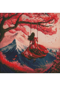 Diamentowa mozaika - Polot na bujakach 40x40cm