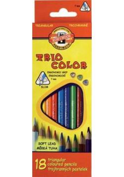 Kredki Triocolor 18 kolorów