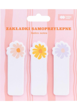 Zakładki samoprzylepne BLOOM-Kwiatki Happy Color 3 szt.